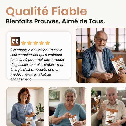 Cannelle de Ceylan – équivalent de 7 200 mg, avec huile TCM